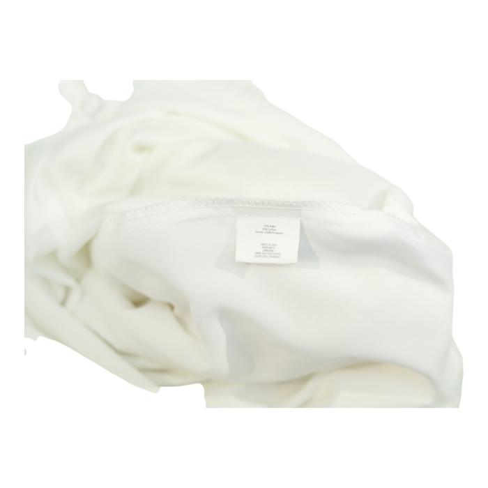 Zac Posen White Check Pattern Cotton Blend Layered Calf Length Skirt Size 6