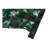 Zadig & Voltaire Jim Print 100%Silk Green Floral Layered Mini Skirt Size 34