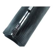 Black  Leather Snake Pattern Frame Clutch Evening Bag Handbag