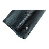 Black  Leather Snake Pattern Frame Clutch Evening Bag Handbag