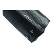 Black  Leather Snake Pattern Frame Clutch Evening Bag Handbag