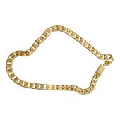 GUCCI Script logo-engraved gold-tone metal thick chain necklace retails at 850$