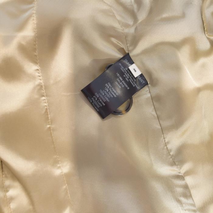 NWT Isabel Marant Étoile Daleyo Double-Breasted Corduroy Blazer Cream 36