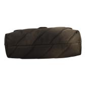 Pinko Love Extra Puff Maxi Quilt Black Nylon flap shoulder bag with chain strap