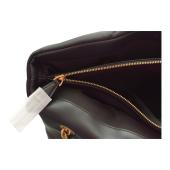 Pinko Love Extra Puff Maxi Quilt Black Nylon flap shoulder bag with chain strap