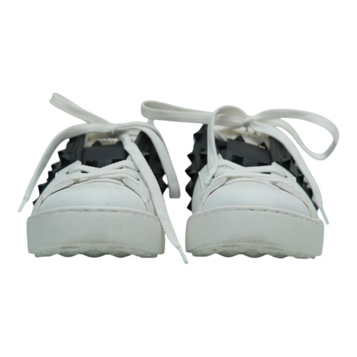 VALENTINO ROCKSTUD UNTITLED SNEAKER IN CALFSKIN LEATHER WITH TONAL STUDS 37