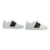 VALENTINO ROCKSTUD UNTITLED SNEAKER IN CALFSKIN LEATHER WITH TONAL STUDS 37