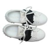 VALENTINO ROCKSTUD UNTITLED SNEAKER IN CALFSKIN LEATHER WITH TONAL STUDS 37