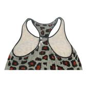 Ashish Silvery Fully Sequined Leopard Print Mini Length Tank Dress size S