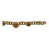 Versace Medusa gold chunky chain-link necklace 3 medallions retails at € 1.590/ $1,950