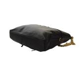 Givenchy Voyou Gold Chain Medium Black Grainy Leather Shoulder Tote Bag