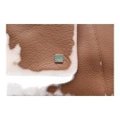 CALLISTA Loom Leather Shoulder Bag With Removable Zip Pouch In Peach 560euro