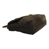 Pinko Love Extra Puff Maxi Quilt Black Nylon flap shoulder bag with chain strap