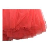 Dolce & Gabbana Red Tulle Bustier Midi Dress Red Carpet Eveneing Gown sz 40 retailed at around $5000