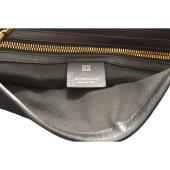 Givenchy Voyou Gold Chain Medium Black Grainy Leather Shoulder Tote Bag