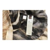 Roberto Cavalli Brown Zebra Pattern Silk Top Long Sleeves Tunic Blouse sz 42