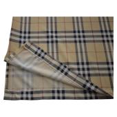 Burberry Classic Check Drawstring Knee Length Skirt Elastic Stretch Side Slit M