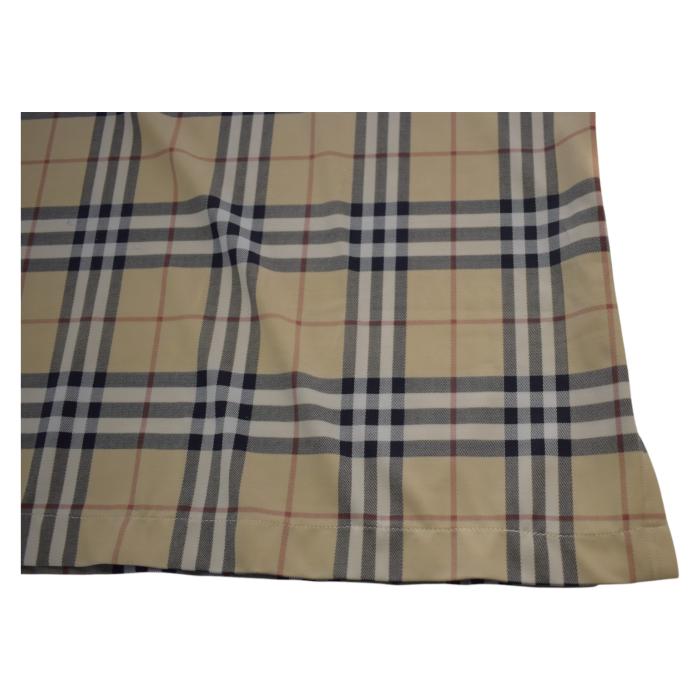Burberry Classic Check Drawstring Knee Length Skirt Elastic Stretch Side Slit M