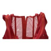 Dolce & Gabbana Red Tulle Bustier Midi Dress Red Carpet Eveneing Gown sz 40 retailed at around $5000