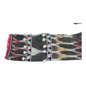 Gooshwa Multicolor Ethnic Print Maxi Kaftan Long Summer Cotton Dress size S, New