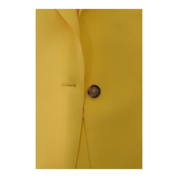 MSGM Single-breasted Yellow Jacket peak-lapels blazer suit size IT 42