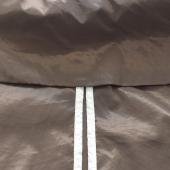 MONCLER Esterel Brown & White Giubbotto light raincoat jacket with hood size 3