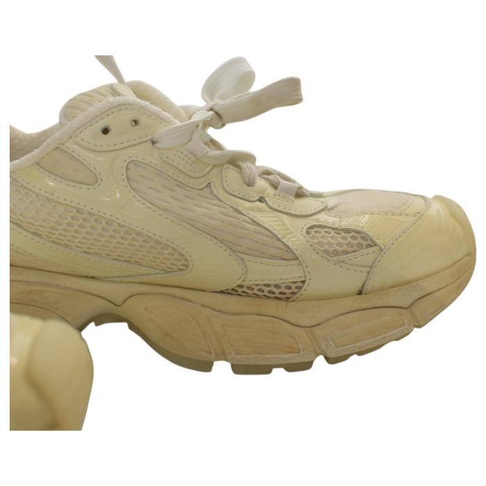 Balenciaga Triple S Sneaker in off white with patent leather & technical material 38