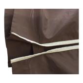 MONCLER Esterel Brown & White Giubbotto light raincoat jacket with hood size 3