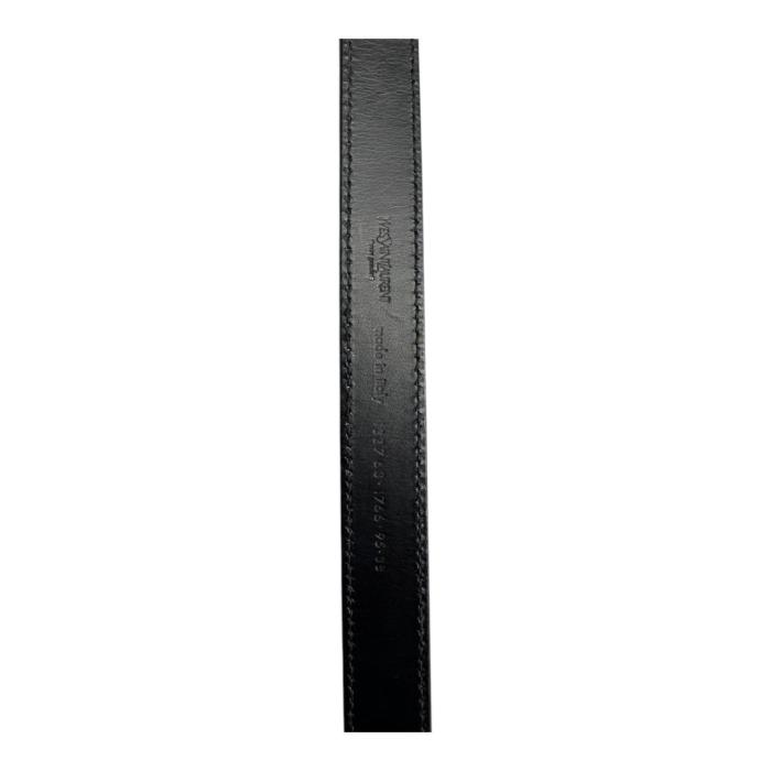 Yves Saint Laurent YSL Vintage Mombasa Horn Lizard Skin Belt in off white 95/38