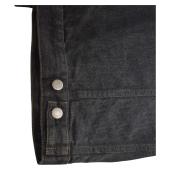 Helmut Lang Black Denim Classic Collared Button Jacket size 44, M