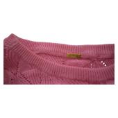 Dodo Bar Or - Pas Pour Toi Pink One Shoulder Long Dress & Fringes size 42