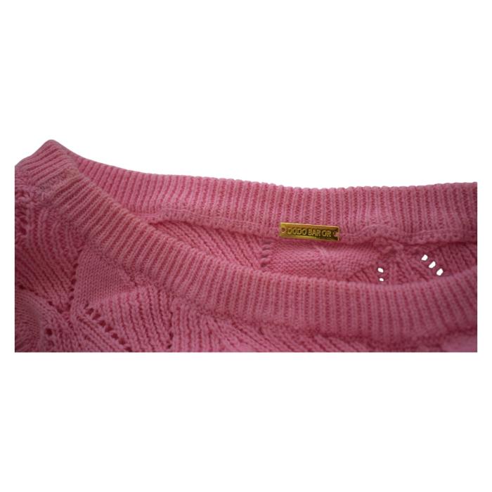 Dodo Bar Or - Pas Pour Toi Pink One Shoulder Long Dress & Fringes size 42