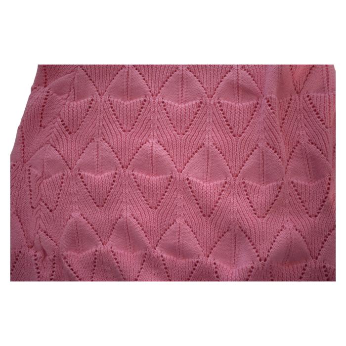 Dodo Bar Or - Pas Pour Toi Pink One Shoulder Long Dress & Fringes size 42