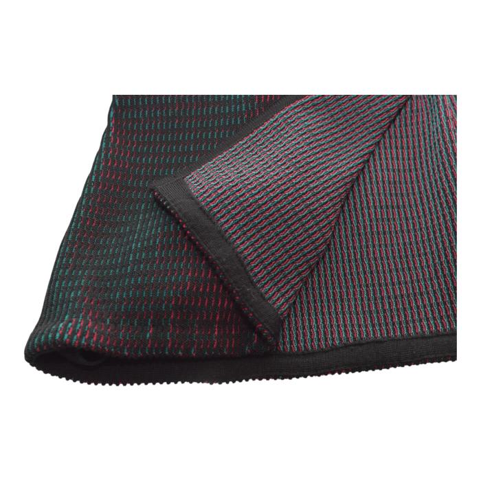 Issey Miyake Green Red Black Knit Single Button Cardigan Jacket size 2