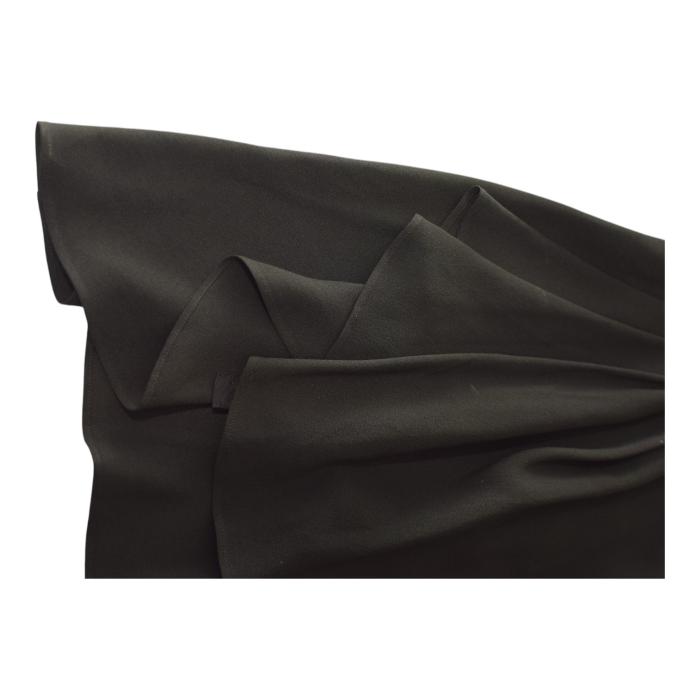 Saint Laurent Black Crepe Asymmetrical Mini Dress M Draped Tie-Neck Dress $3,195