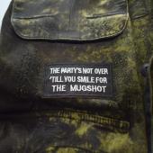 Ayios Athens Distressed Green Army Look Collared Jacket w. Patches
