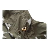MONCLER Olive Parka ASTROPHY Giubbotto Midi Hooded  Rain Coat Jacket MSRP $1130