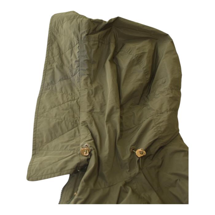 MONCLER Olive Parka ASTROPHY Giubbotto Midi Hooded  Rain Coat Jacket MSRP $1130
