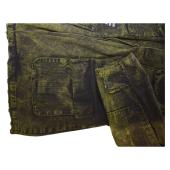 Ayios Athens Distressed Green Army Look Collared Jacket w. Patches
