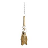 Yves Saint Laurent Rive Gauche Gold Leather Fringe Hobo Boheme Shoulder Bag