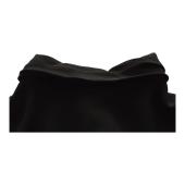 Saint Laurent Black Crepe Asymmetrical Mini Dress M Draped Tie-Neck Dress $3,195