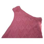 Dodo Bar Or - Pas Pour Toi Pink One Shoulder Long Dress & Fringes size 42