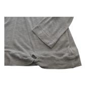 Galliano Gray Long Sleeve Viscose T- Shirt top w. Buttons size L