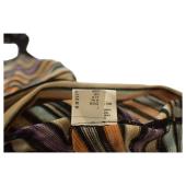 Missoni Multicolor Stripes Knit Fitted Cami Top Sleeveless Blouse size 44