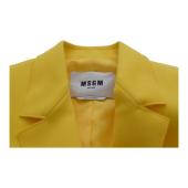 MSGM Single-breasted Yellow Jacket peak-lapels blazer suit size IT 42