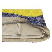 P.A.R.O.S.H. Parosh Blue Yellow Sequined Silk Top Sleeveless Tank Blouse size M