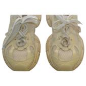 Balenciaga Triple S Sneaker in off white with patent leather & technical material 38