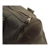 Longchamp Kate Moss Gray Pebbled Leather Zipper Top Satchel bag Handbag