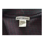 Issey Miyake Green Red Black Knit Single Button Cardigan Jacket size 2
