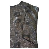See By Chloe Black Sequined Cap Sleeves Short Mini Length Dress size 42